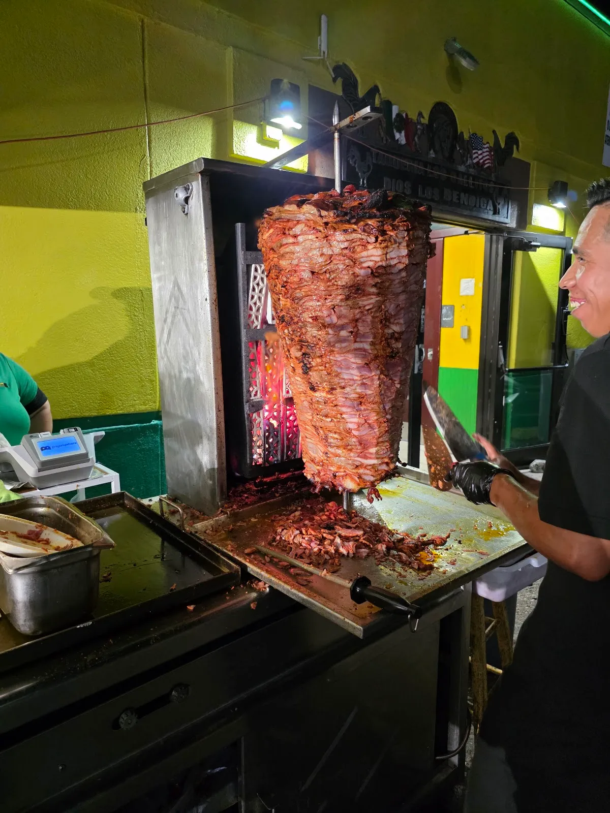 Tacos al pastor at Los Gallitos Taqueria